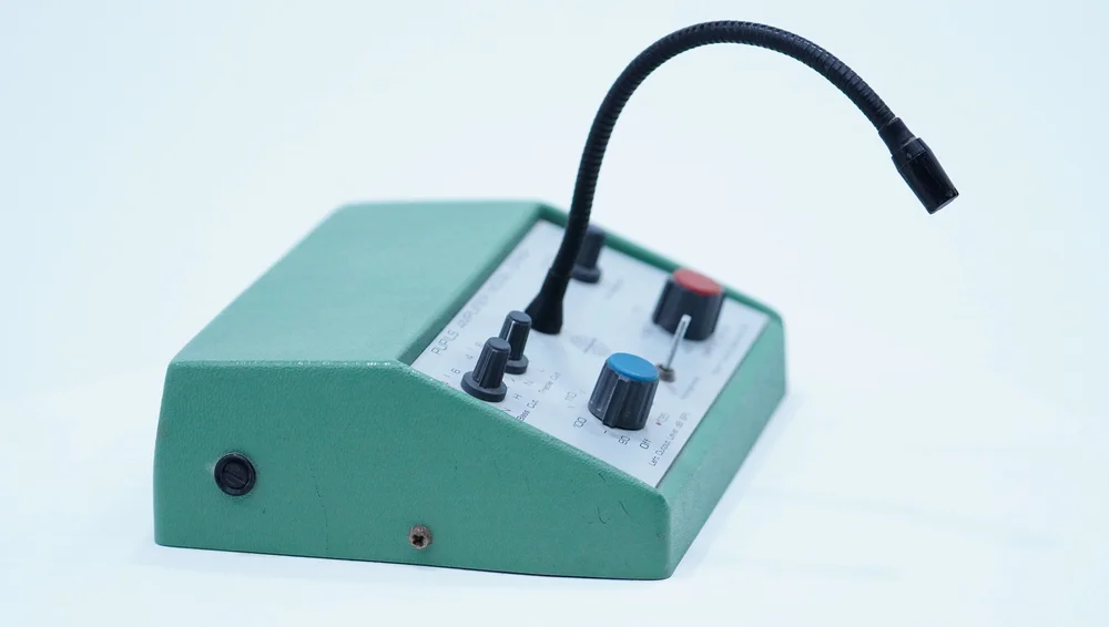 Green tabletop intercom